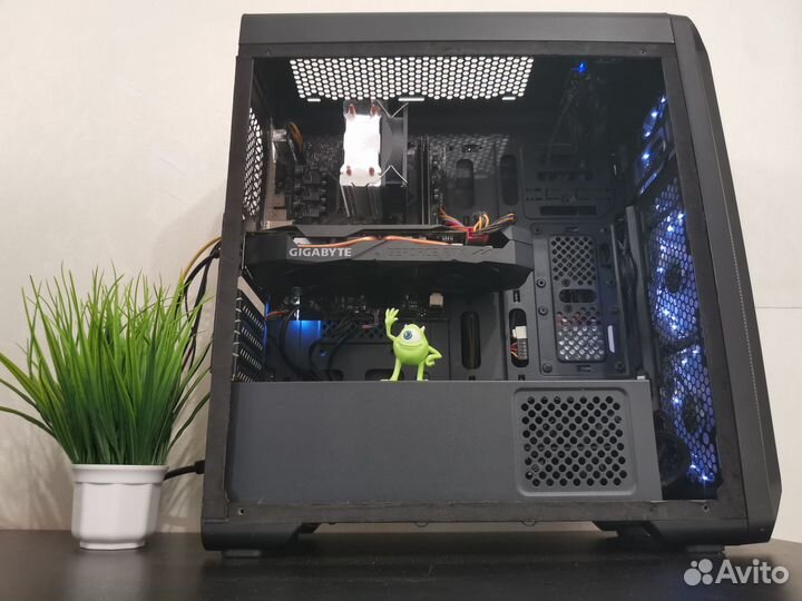 Игровой компьютер Ryzen 5 2600 + RTX 2060 Super 8g