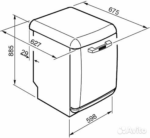 Посудомоечная машина Smeg lvfabor