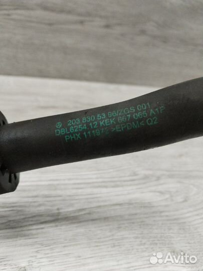 Патрубок охлаждения Mercedes C-Class W203 OM646