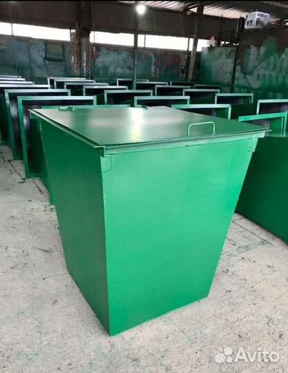 Мусорный бак металлический для тбо