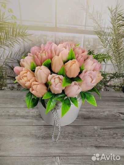 Букет цветов из мыла