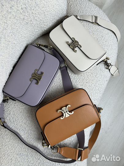 Сумка белая натуральная кожа Италия