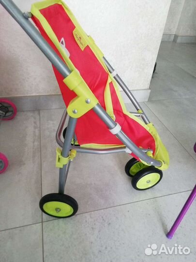 Коляска для кукол 2 шт, Кочели, Кровать и Тележка