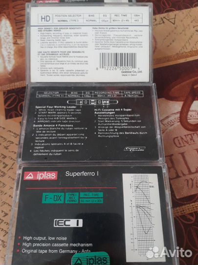 Магнитофонные кассеты, аудио кассеты