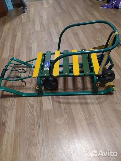 Детские санки с колесами