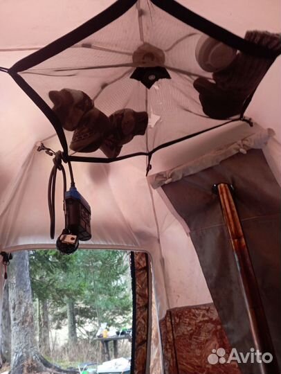 Зимние палатки с печкой