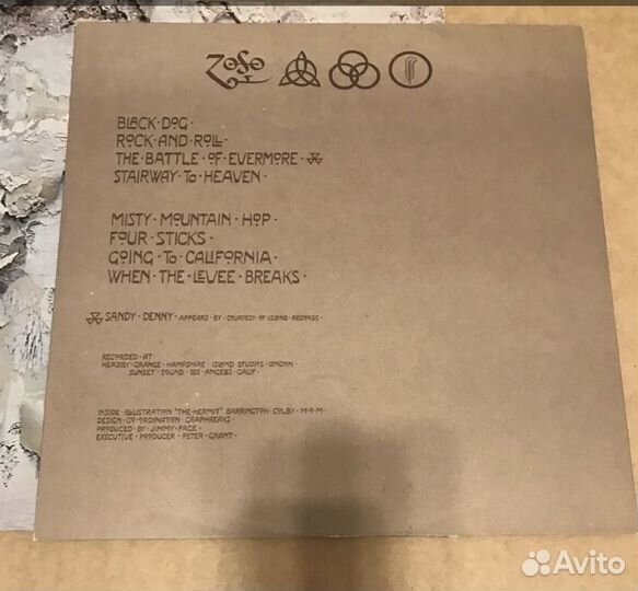 LED Zeppelin 'IV' 1971 (P-8166A) Japan LP