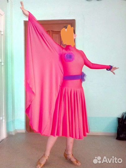 Платье для бальных танцев латина ю1