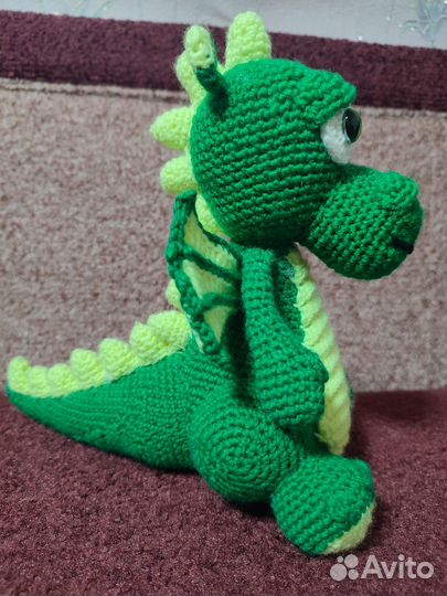 Вязаные игрушки дракон