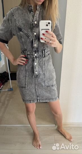 Джинсовое платье