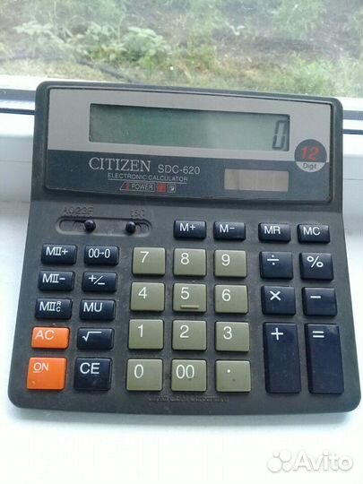 Японский Калькулятор на солнечных батареях вечный