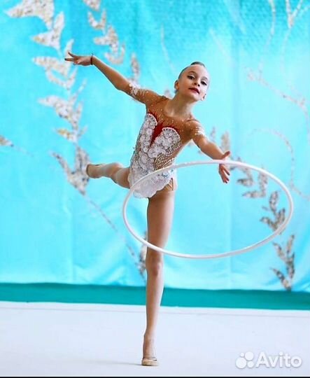 Купальник для художественной гимнастики 130-140