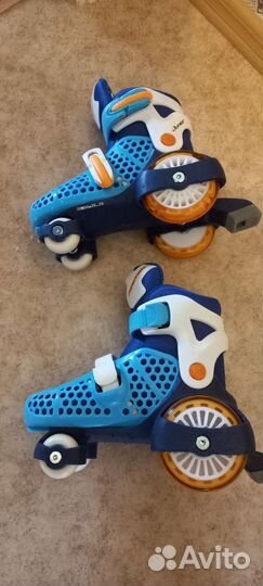 Роликовые коньки детские раздвижные