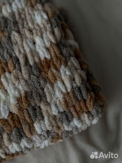 Вязанный плед детский