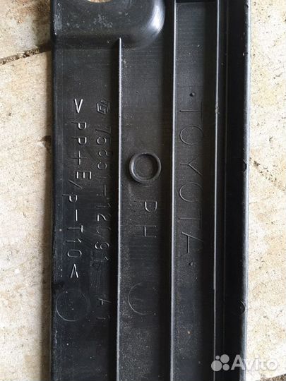 Накладка на порог Toyota Corolla 120 левая