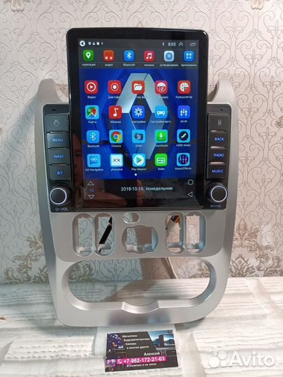 Магнитола Renault Logan Sandero android Tesla