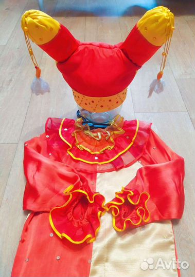 Костюм петрушка скоморох волк гном ёлка