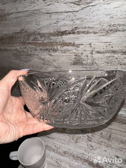 Хрустальная ваза