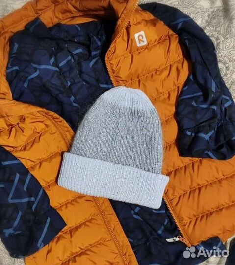 Шапка кашемир ручная работа двусторонняя новая