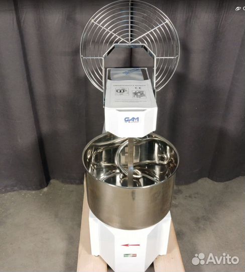 Тестомес спиральный GAM S30 (новый, 32л, 380в)