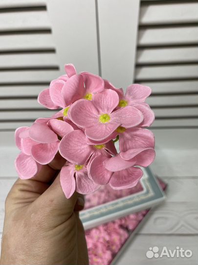 Гортензия из мыла