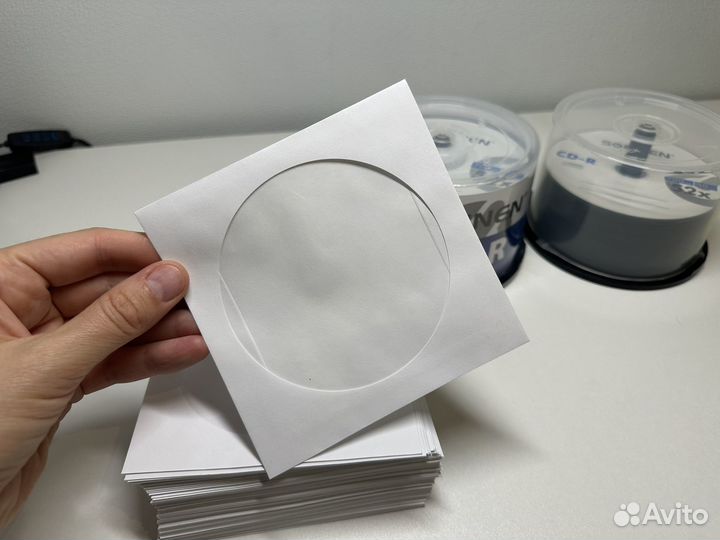 Компакт диски CD-R с конвертами