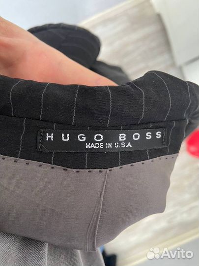 Двубортный пиджак Hugo Boss