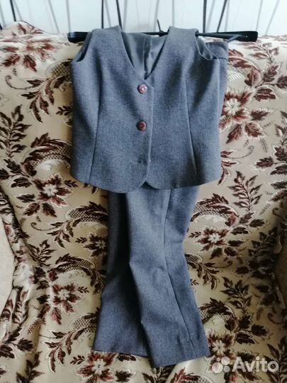 Школьная форма для девочки 128 134 серая