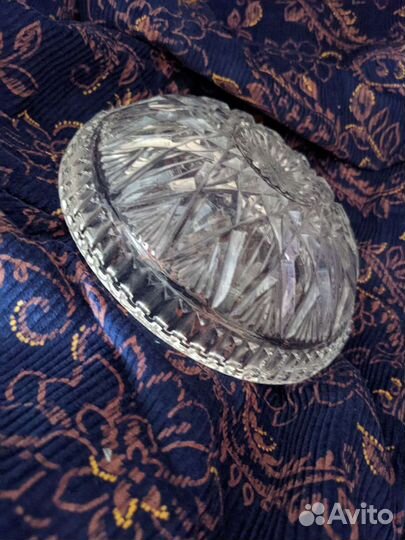 Хрустальная тарелка миска - СССР