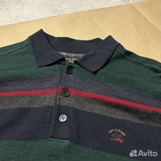 Paul Shark Vintage Wool Rugby Shirt 80's