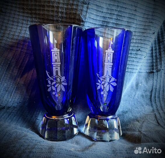 Бокалы Львiв, цветное стекло