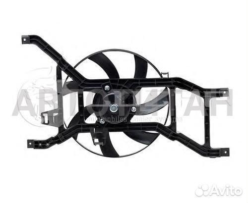 Вентилятор рад. (с кожухом ) Renault Logan (08- )