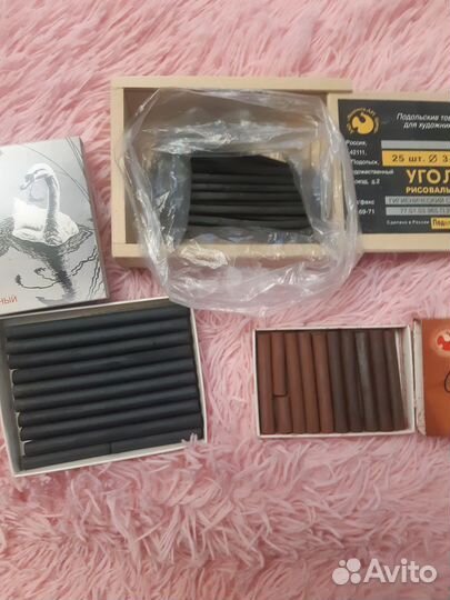 Набор для живописи и графики (сангина, уголь)