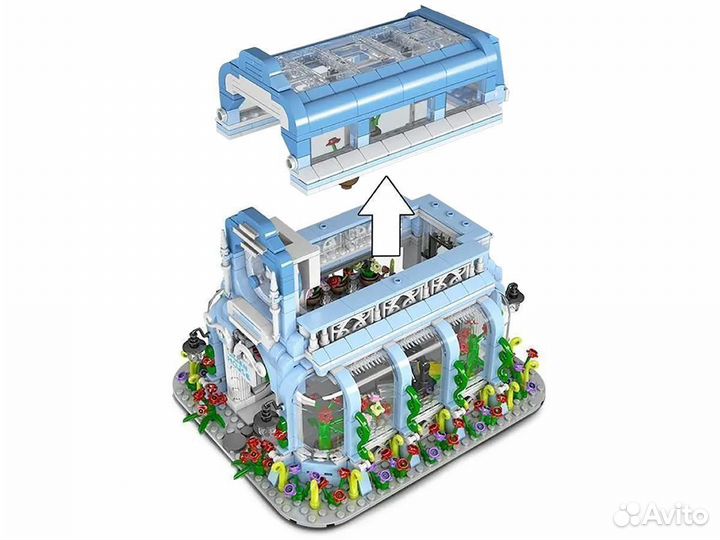 Mould King Цветочная Оранжерея 16048 (Аналог Lego)