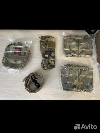 Тактический разгрузочный пояс с подсумками