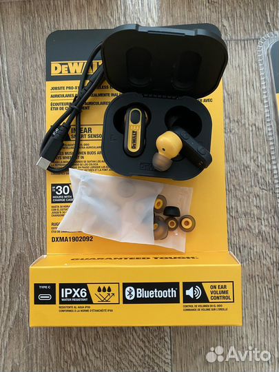 Наушники Dewalt dxma1902095 беспроводные Bluetooth
