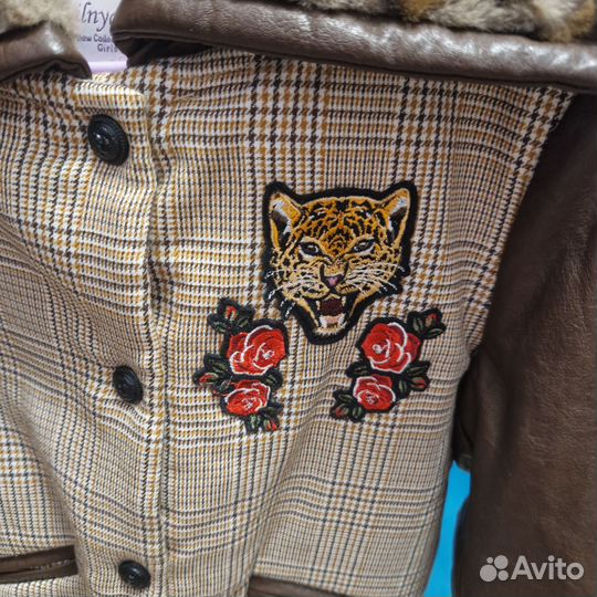 Куртка леопардовая для девочек