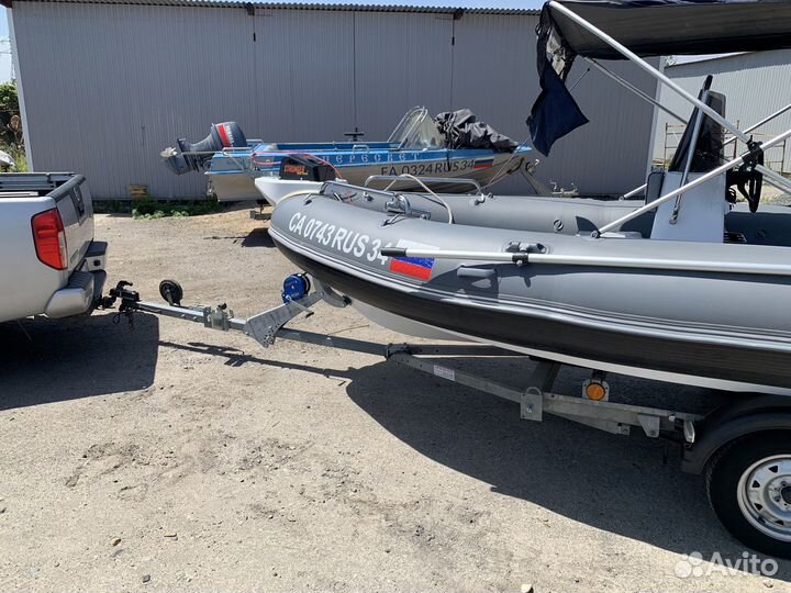 Риб winboat 440R + мотор+ телега