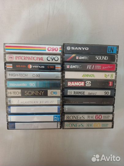 Аудиокассеты с записью