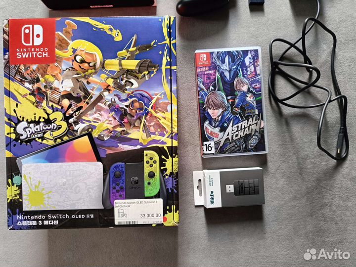 Игровая приставка Nintendo switch oled Splatoon 3