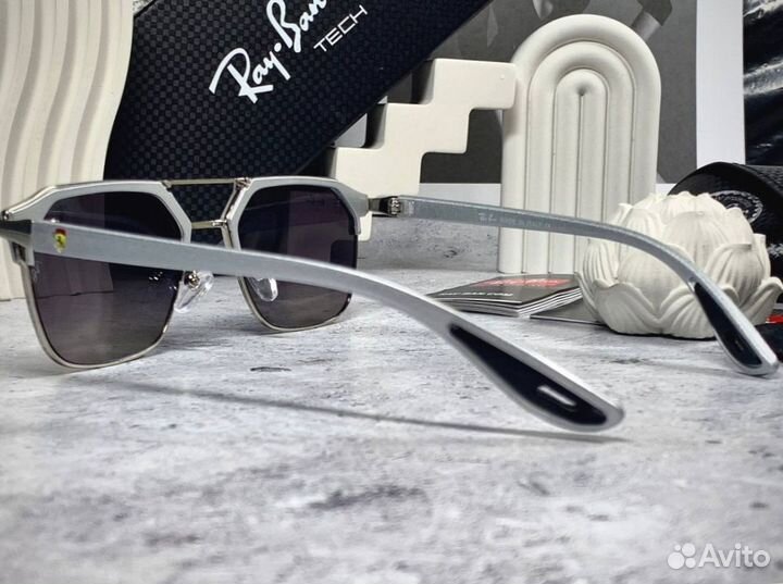 Очки Ray Ban Clubmaster зеркальные