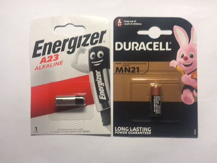 Батарейки 23А Duracell, Energizer