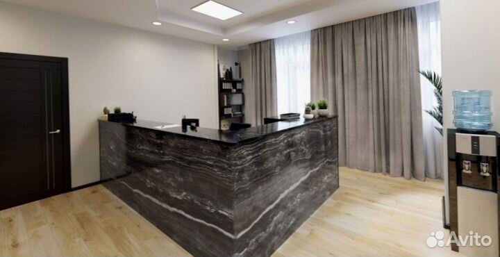 Ресепшн для бара из искусственного камня