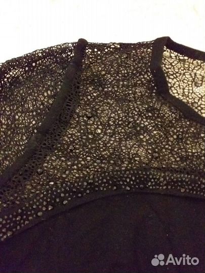 Кофта чёрная со стразами