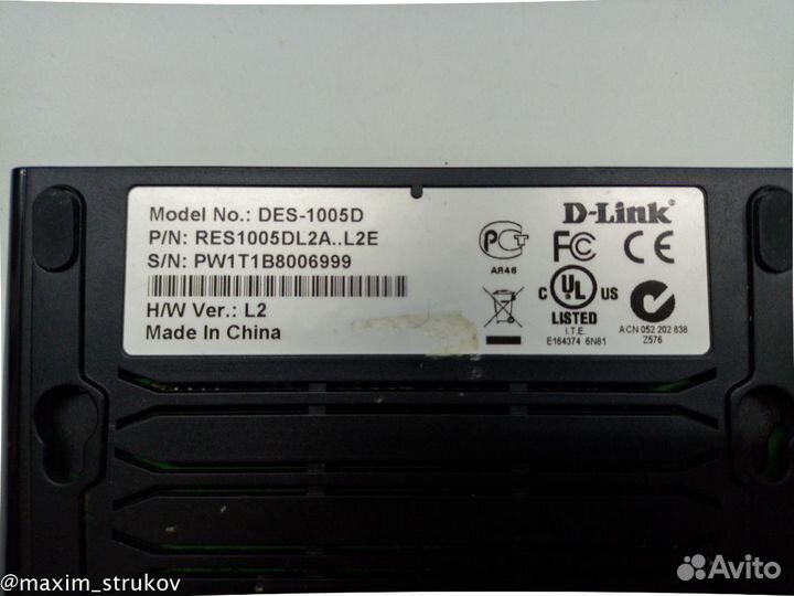 Коммутатор D-Link DES-1005D