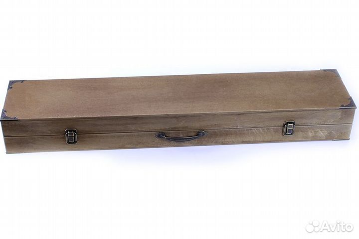 12 профессиональных шампуров в деревянной коробке