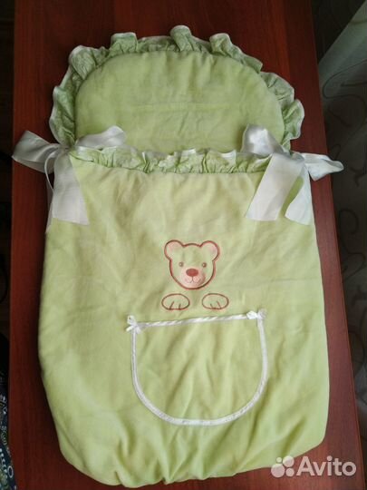 Продам тёплый комплект на выписку (б/у)