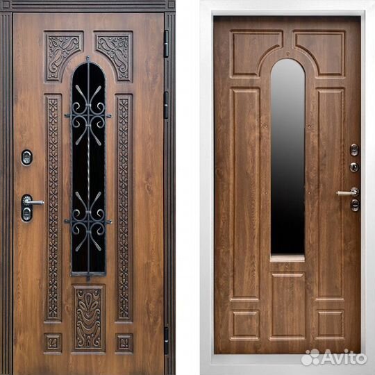 Входная дверь с терморазрывом Лацио wite Дуб