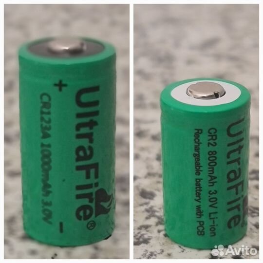 Аккумулятор CR123A и CR2