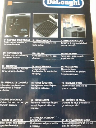 Кофеварка рожковая delonghi bar12f